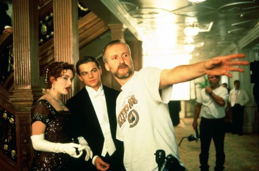 15 imagens dos bastidores das gravações de Titanic Curiosidades 10