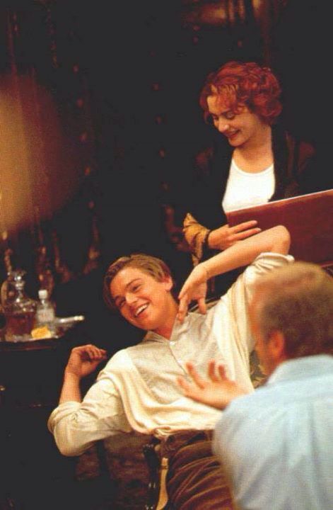 15 imagens dos bastidores das gravações de Titanic Curiosidades 10